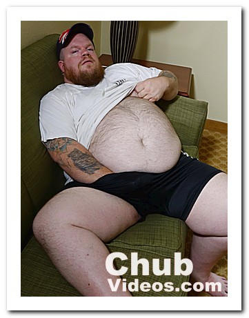 Hoss Peterson is a hairy tattooed chub bear with a big hard dick